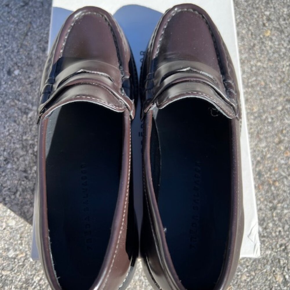 Freda Salvador Elba Penny Loafer in "Espresso", Women's Size 8 - Picture 4 of 8